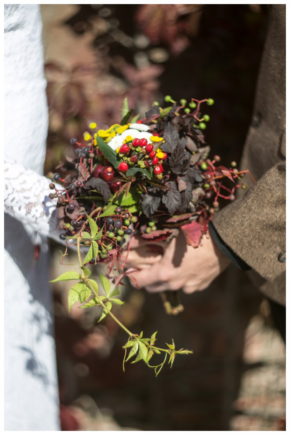 Осенний букет невесты