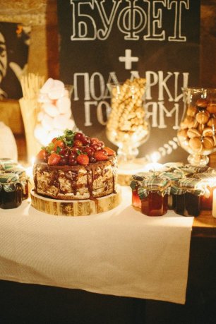 Candy bar в стиле рустик