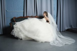 Пышное свадебное платье