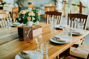 Свадьба в стиле рустик в нежной персиковой гамме