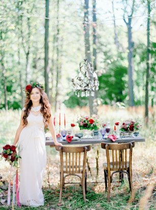 Летняя свадебная фотосессия невесты