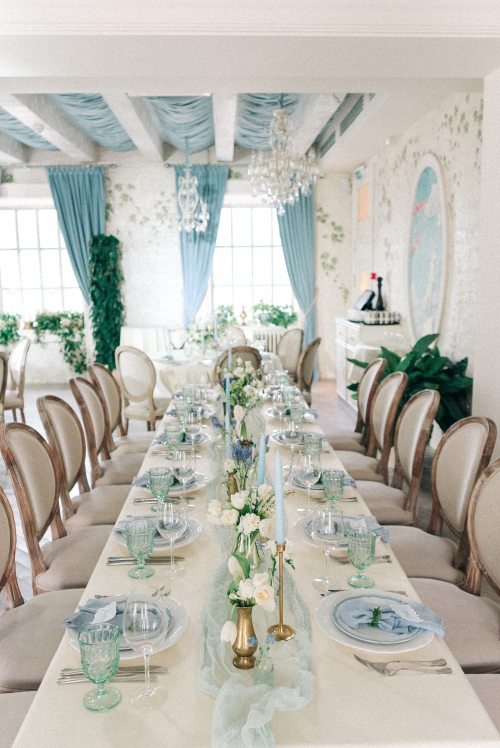 Свадебная сервировка ужина