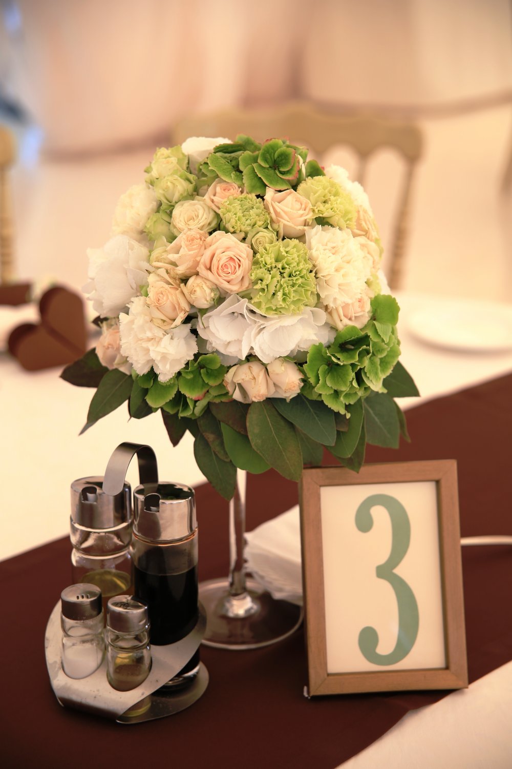 Композиции на столы гостей