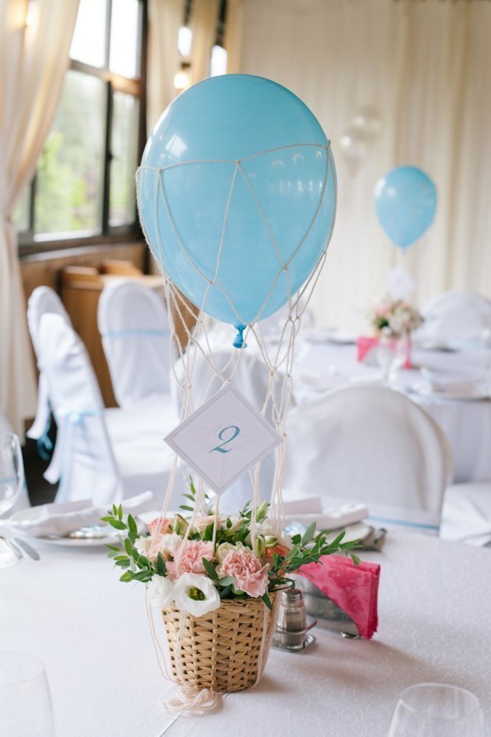 Композиции на столы гостей