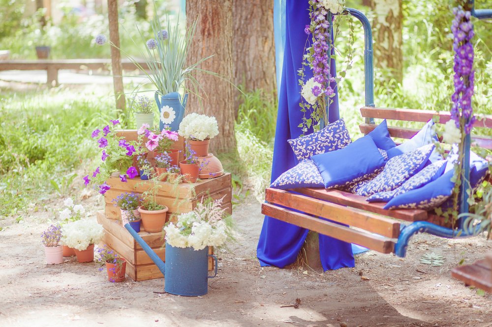 Детали садовой свадьбы