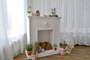 Камин в стиле прованс