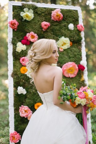 Цветочная фотозона