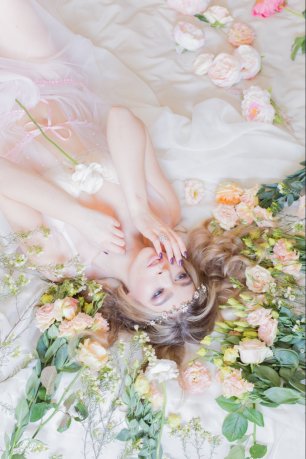 Будуарная фотосессия, утро невесты