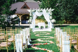 Декор выездной регистрации