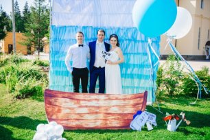 Фотозона в морском стиле