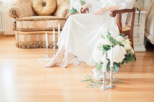 Композиции с гортензиями и свечами