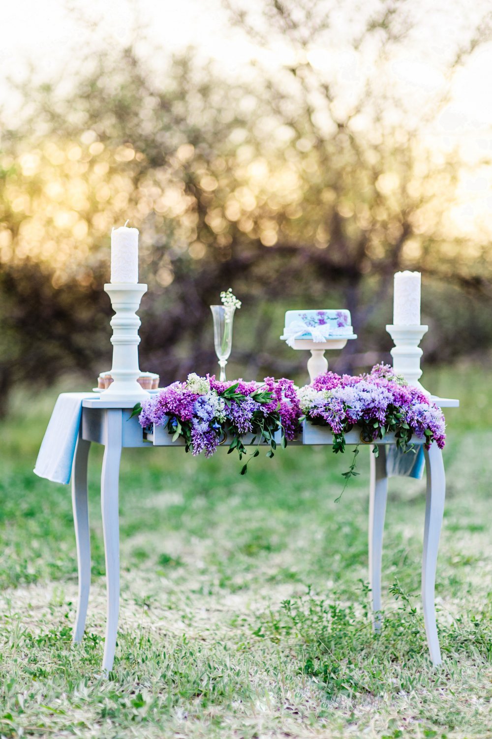 Оформление сборов невесты. Сервировка стола