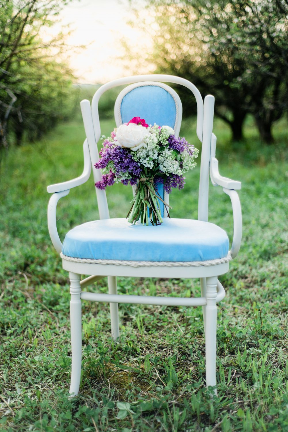 Весенний букет невесты