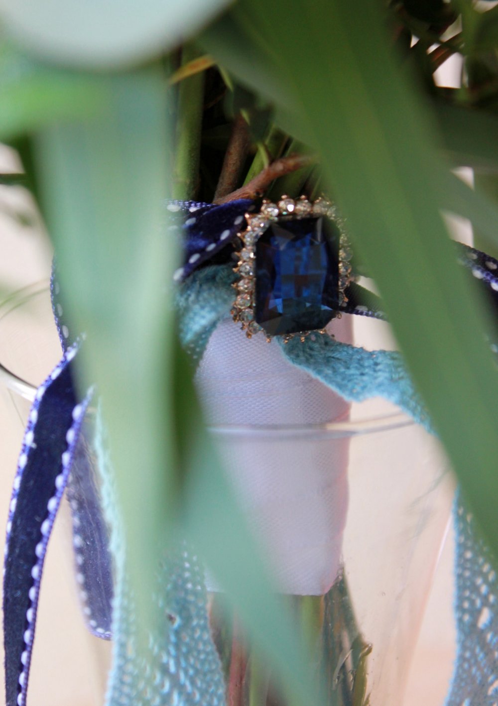 Букет невесты, детали ножки букета