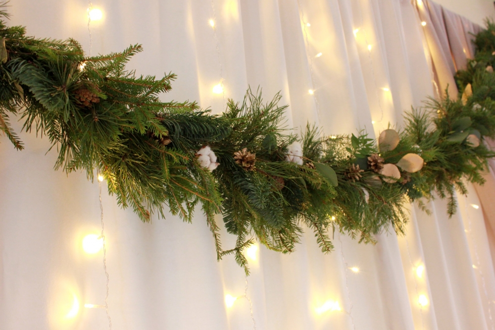 Гирлянда для фона