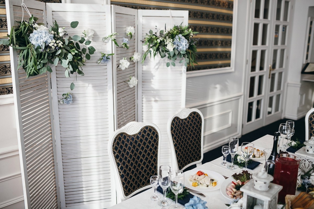 Оформление зоны молодожен