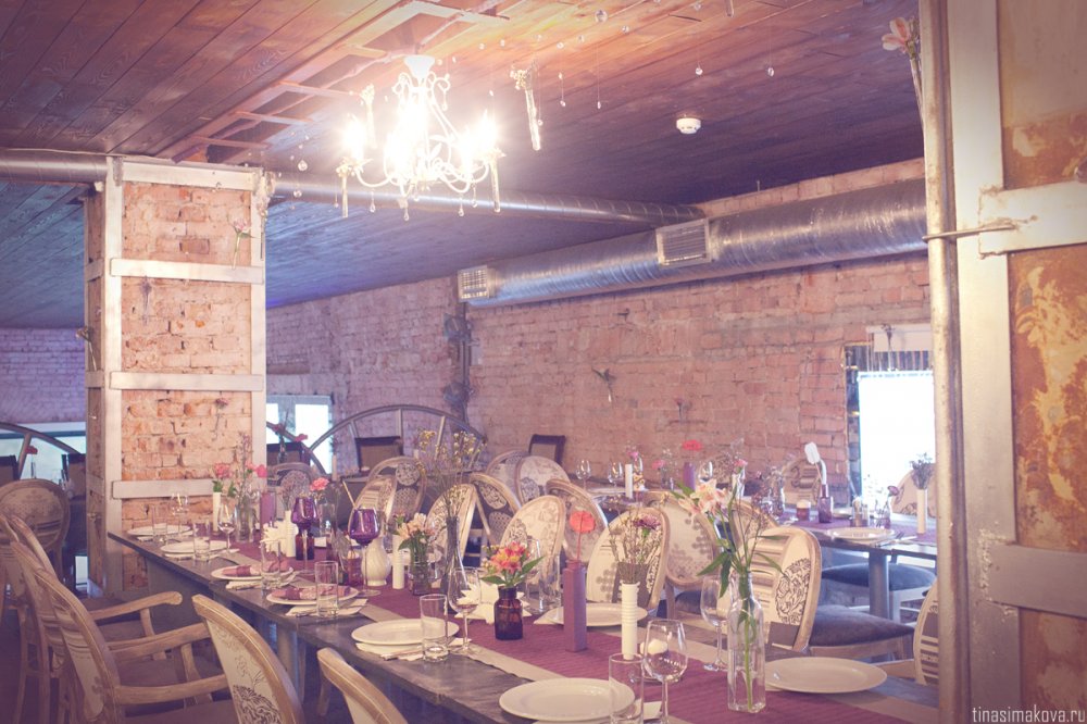 Оформление зала. Свадьба-кинопремьера Софьи и Никиты.