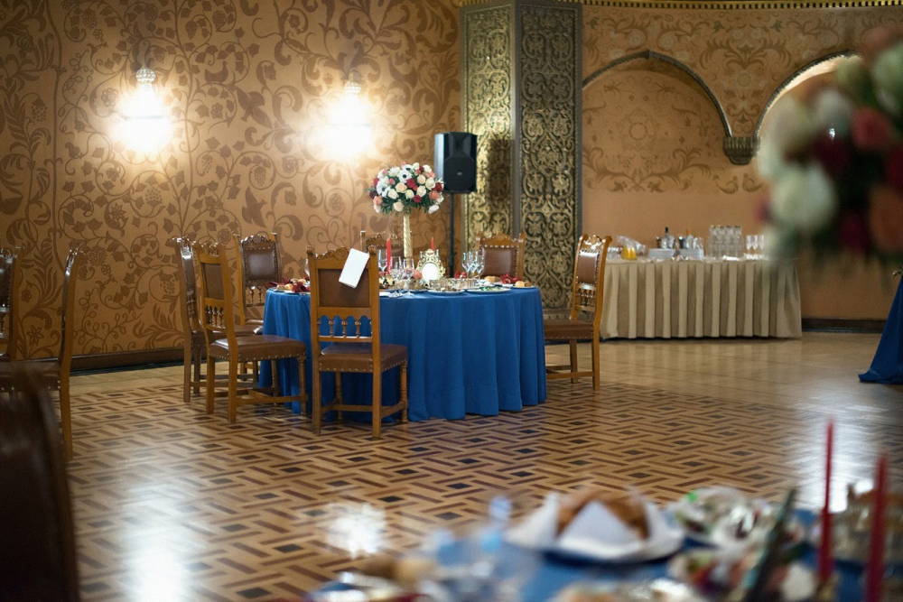свадьба в русском стиле, отель Метрополь, зал Боярский