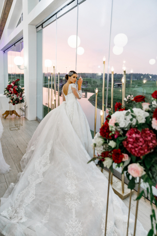 Зона президиума в фотосессии невесты