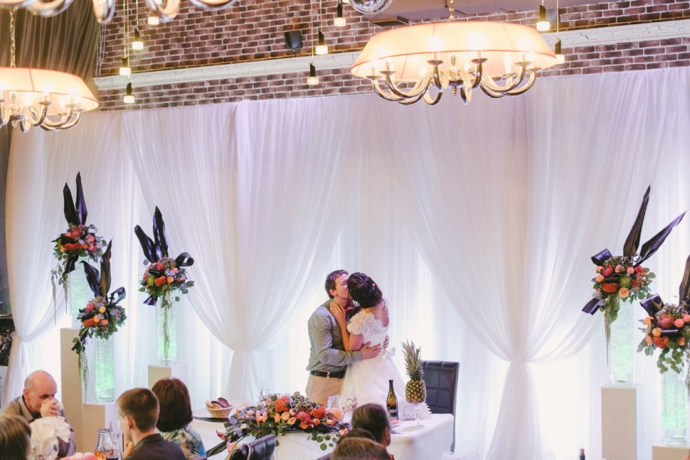 29.08.2014. Свадьба очаровательной пары Василия и Екатерины. Красивая пара и красивая свадьба. Ресторан «FOUR ROOMS». Фотограф Эдуард Гебель. Организаторы Лилия Валяйкина и Ольга Логинова. Cвет и звук регистрации RS LIGHT&SOUND. Флористика Цветочный салон Магия цветов. Оформление студия декора Весна.
