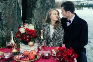 Зимняя фотозона на улице