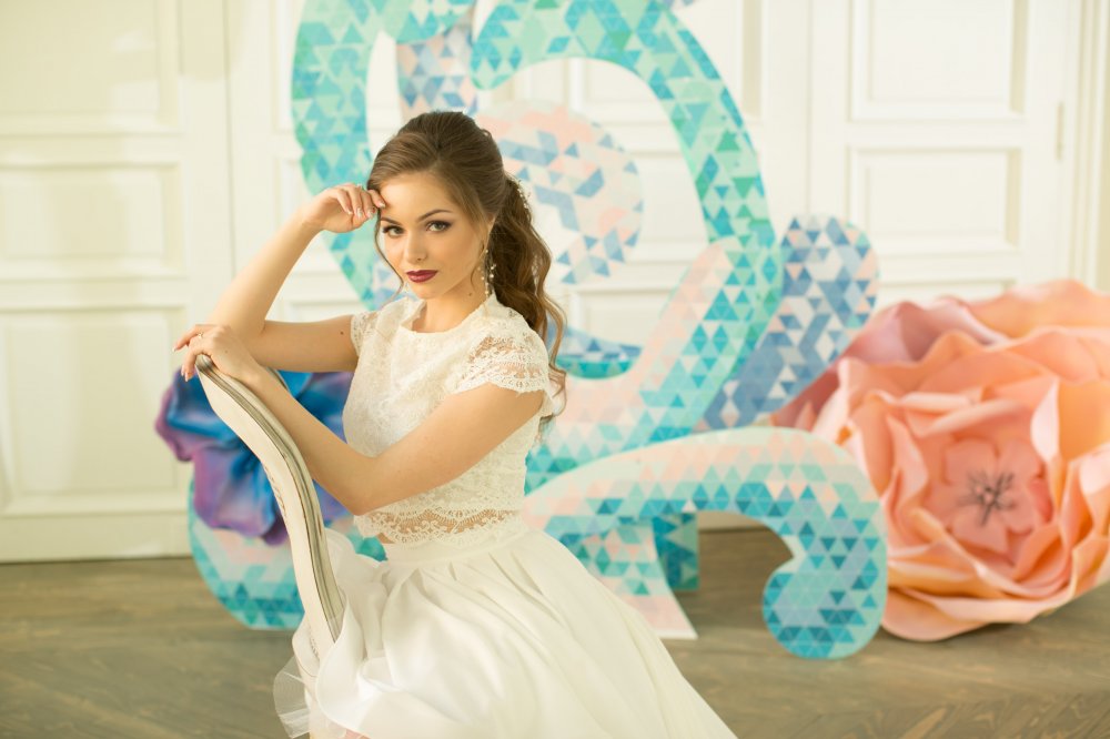 Фото зона или арка для церемонии в цветах 2016 по версии pantone
Фото: Катерина Сказка