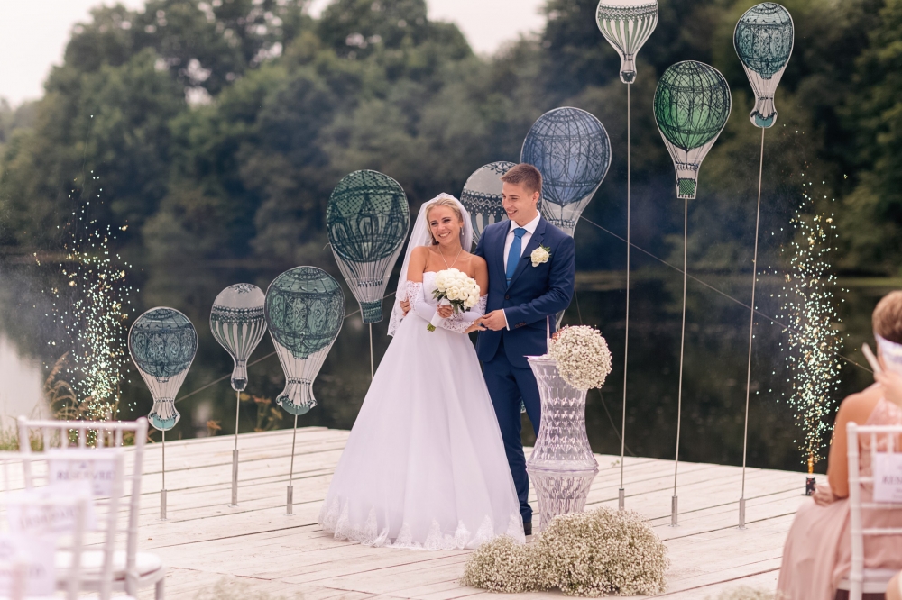 Свадьба путешественников. Церемония "Монгольфьеры"