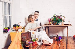 Декор студии для свадебной фотосессии