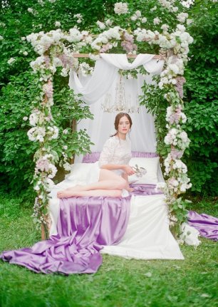 Утро невесты в цветочном оформлении