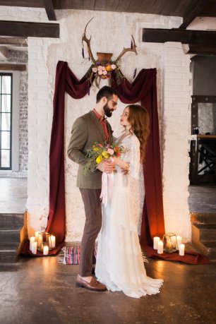 Свадебная в стиле бохо