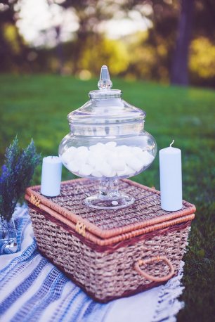 Зефир в прозрачной вазе