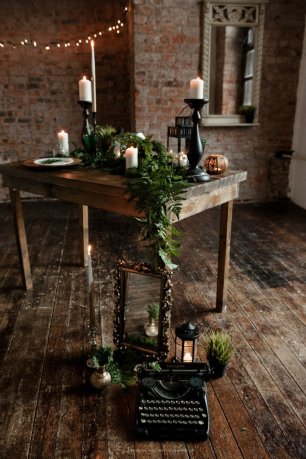 Декор свадебной фотосессии. Стол