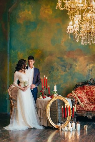 Фотозона в аристократичном стиле