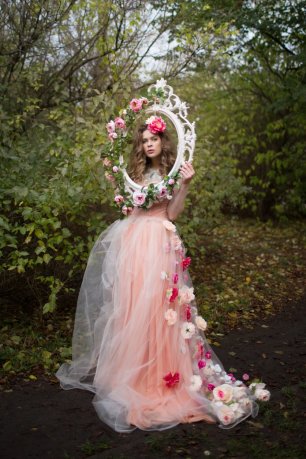 Стилизованная свадебная съемка "Ария Цветов"