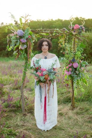 Невеста в стиле бохо