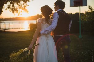 Вечерний заход солнца