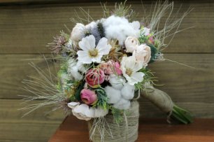 Букет невесты из сухоцветов