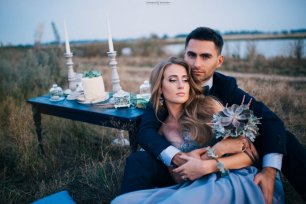 Магия серого. Свадебная фотосессия жениха и невесты