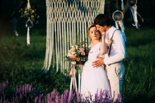 Нежная эльфийская свадьба в стиле бохо