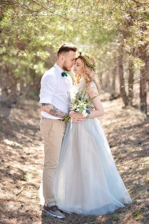 Свадьба в стиле рустик. Нежная фотосессия