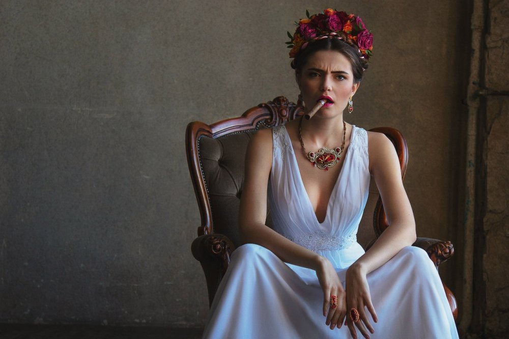 Дерзкий образ невесты