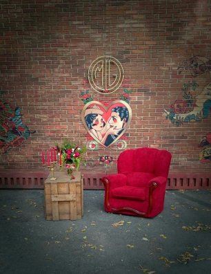 Фотозона для гостей в лофте