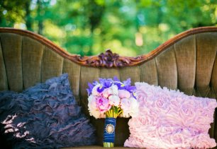 Букет невесты из пионов