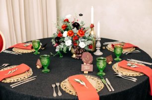 Оформление в винном стиле