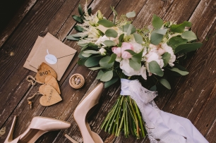 Букет невесты. Романтичный рустик.