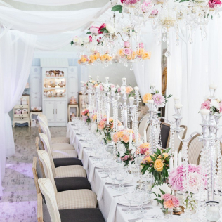 Вдохновение: оформление свадебного шатра