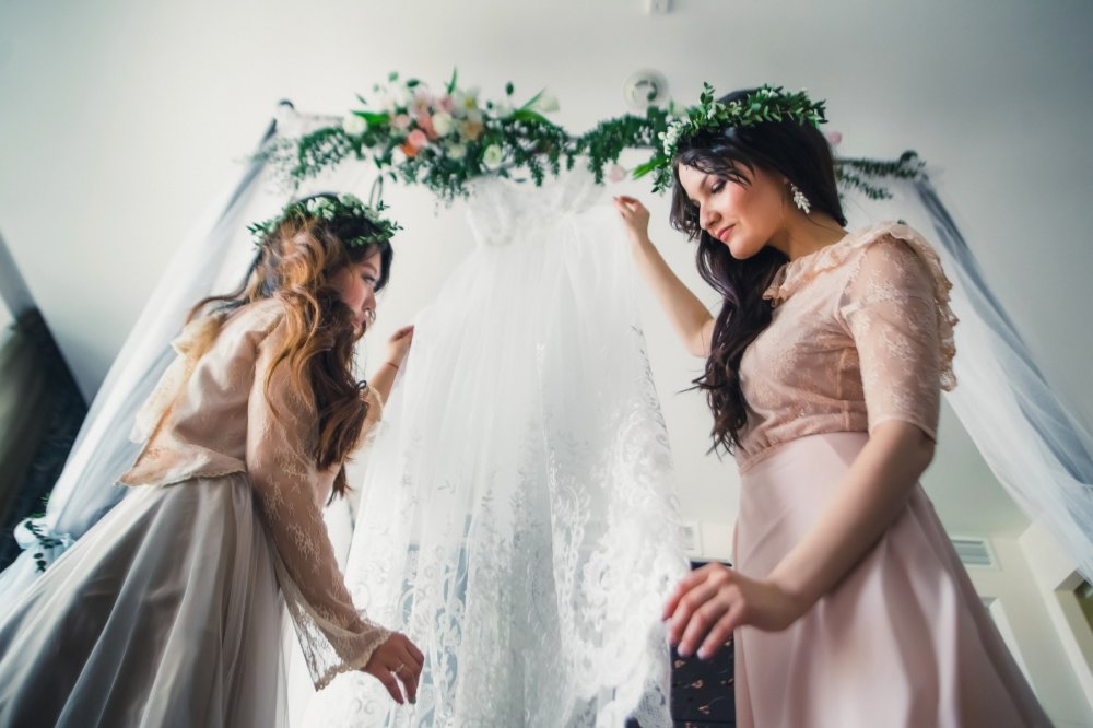 Декор фотосессии "Утро невесты" в отеле Mamaison. Декор и флористика Royalwed.ru