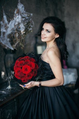 Съемка невесты в студии