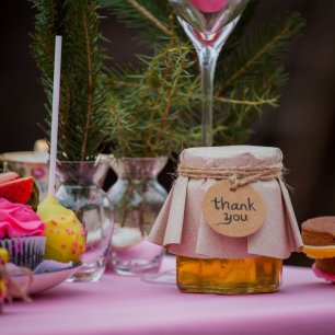 Тематические бонбоньерки в стиле рустик