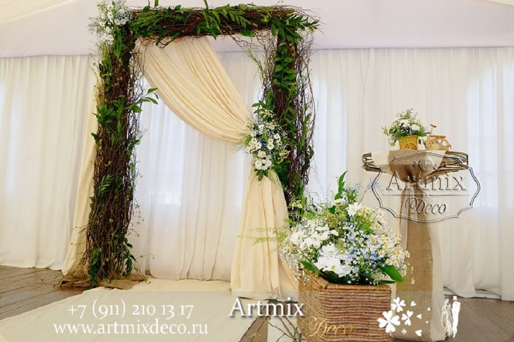 Каждая деталь важно в свадебной церемонии стиля Рустик